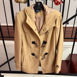 Forever 21 Tan Toggle Pea Coat